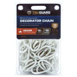 TG #10x1'WHT Deco Chain