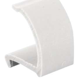 72" WHT Glass Retainer