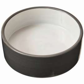5" 2 Tone GRY Dog Dish