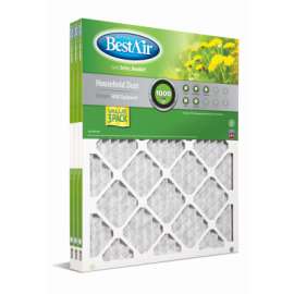 3PK 20x25x1 Fur Filter
