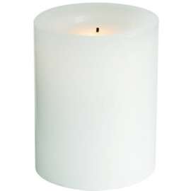 4" WHT BO RND Candle