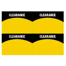 50PK 4Up ClearSignStock