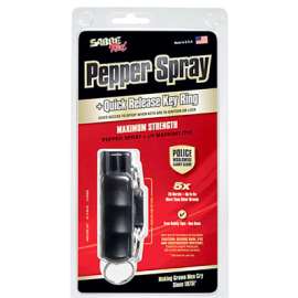 .54OZ BLK Pepper Spray