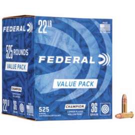 Fed 525RND 22LR Ammo