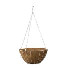 GT 12" WHT Hang Basket