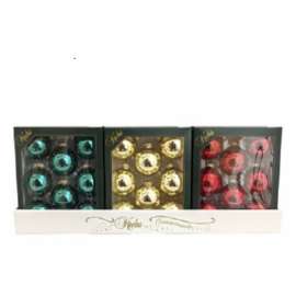 8PK Solid GLS Ornaments