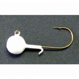 10PK 1/16OZ WHT Jighead