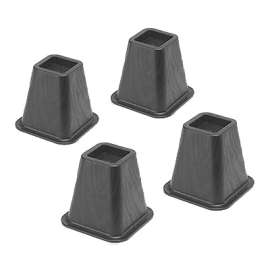 4PK 5-1/4"BLK Bed Riser