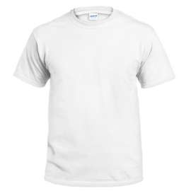 X-Large White Short Sleeve Non-Pocket Tee Shirt