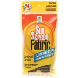 24PK Scr Fab Lock Clip