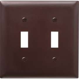 BRN 2G 2TOG Wall Plate