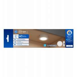 GE 5PK WHT Puck Light