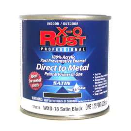 WXO 1/2PT SatBLK Enamel