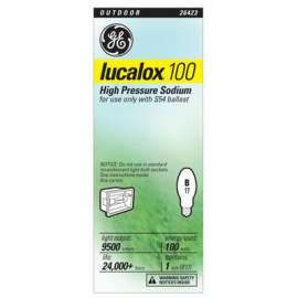 GE 100W HighPres Lamp
