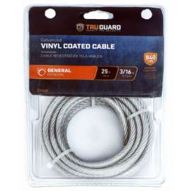 TG 3/16x25' Vinyl Cable