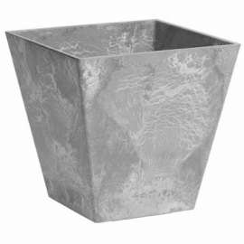 12" GRY SQ Ella Planter