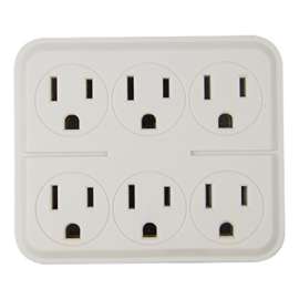 ME WHT 6 Outlet Tap