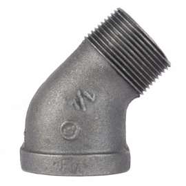 1/4"BLK 45 Street Elbow