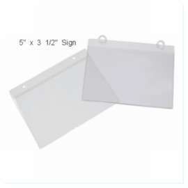 50PK 5x3.5 Sign Pocket