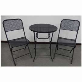 FS 3PC BLK Bistro Set