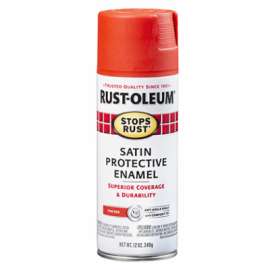 12OZ RED Sat Spr Paint