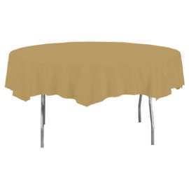 82" GLD RND Table Cover