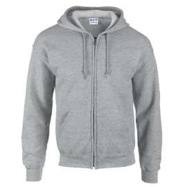 XXL GRY Full Zip Hoody