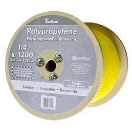 1/4x1200 YEL Twist Rope