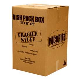 18x18x28 Dish Pack Box