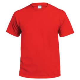 X-Large Red Short Sleeve Non-Pocket Tee Shirt