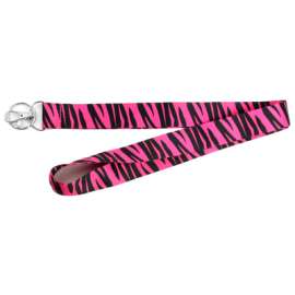 18x1 PNK Zebra Lanyard