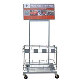 TV BLK Util Mat Rack