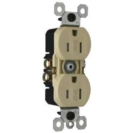 15A IVY DPLX Receptacle