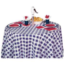 82" BLU RND Table Cover
