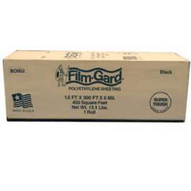 18"x300' BLK Sheeting