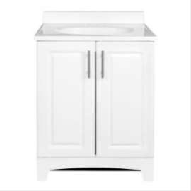 24" WHT Combo Vanity