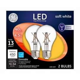 GE2PK 4.5W SW A19 Bulb