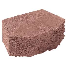 12"RED Castlewall Block