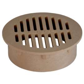 6" Sand RND Poly Grate