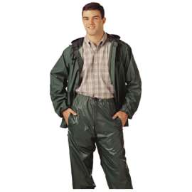 LG GRN PVC Rainsuit