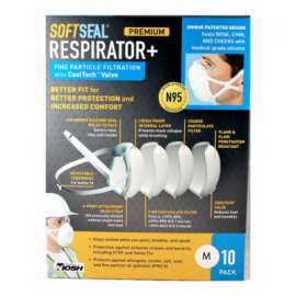 10PK MED N95 Valve Mask