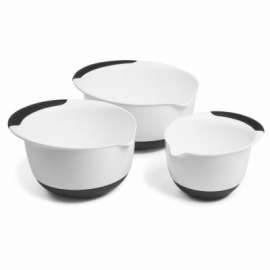 3PC WHT Mixing Bowl Set