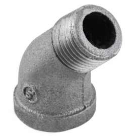 1/2 BLK Street Elbow