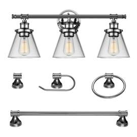 Parker 5PC CHR Bath Set