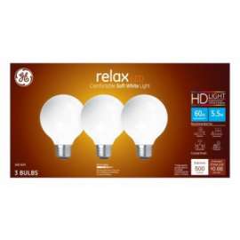 GE 3PK 5.5W SW Rel Bulb