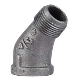 3/4 BLK Street Elbow