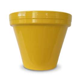 6.5" YEL Cera Planter