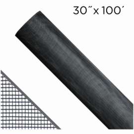 30x100BLK ALU Scr Cloth