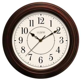 12" Faux WD Wall Clock
