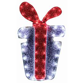 HW SLV Present/RED Bow